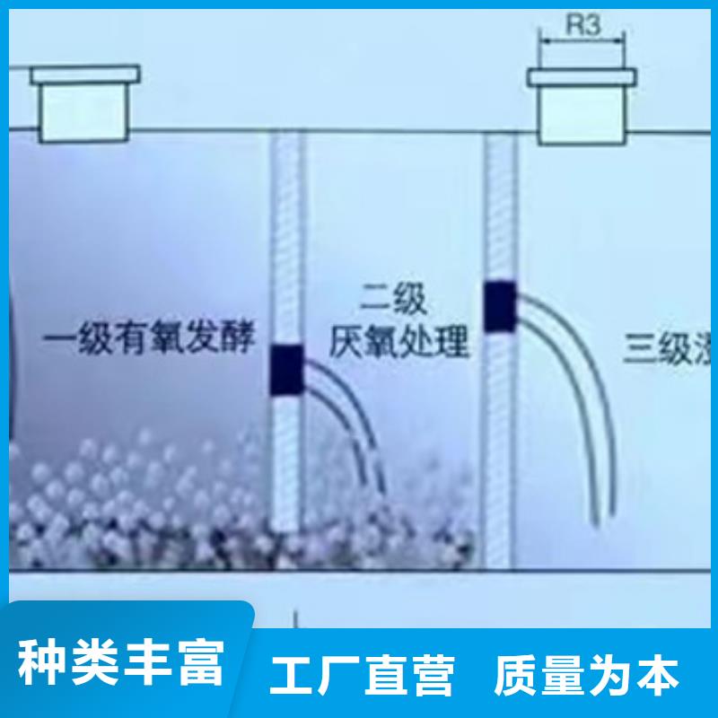 缠绕玻璃钢化粪池无渗漏无维护