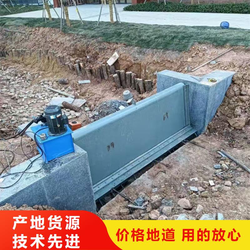 鋼壩閘門泵站上臥式閘門源頭廠家來圖定制