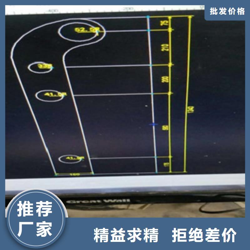 橋梁燈光防撞護欄不銹鋼復合管護欄價格公道合理