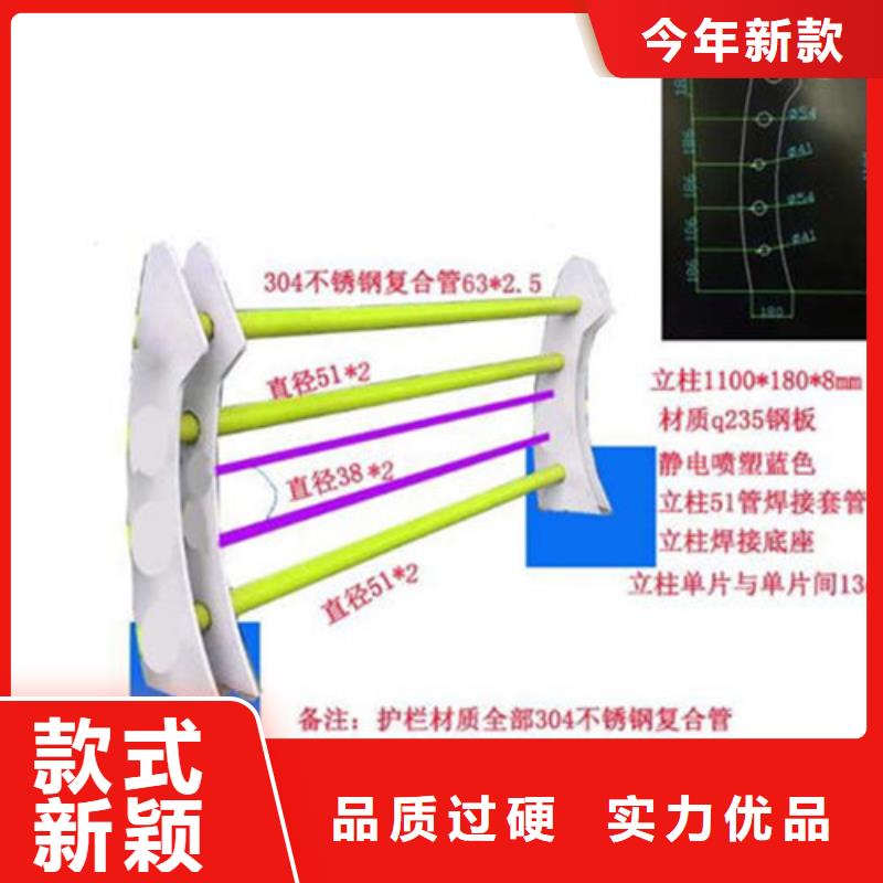 不銹鋼復合管橋梁防撞護欄本地配送