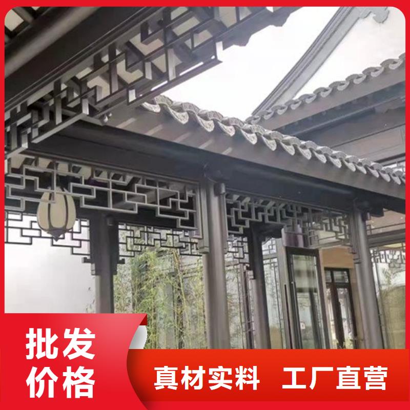 鋁代木古建連廊安裝