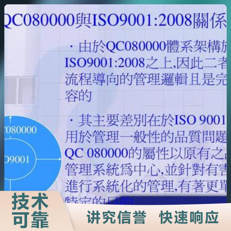 QC080000認證GJB9001C認證專業