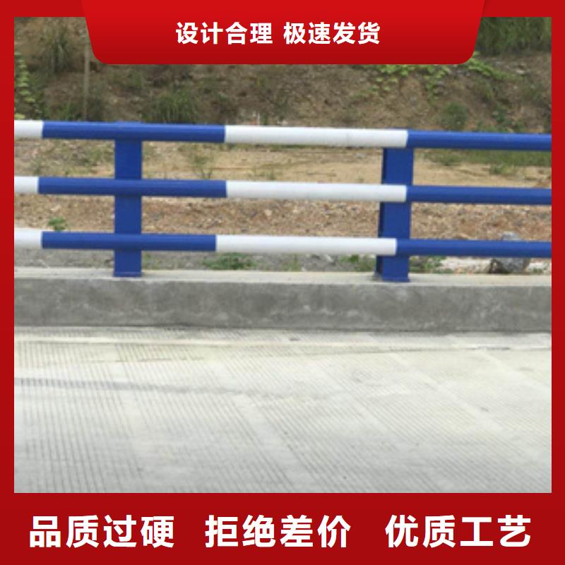 【桥梁防撞栏杆】木纹转印护栏保质保量