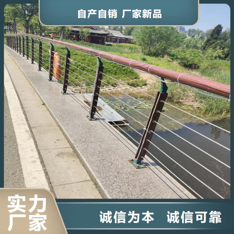 氟碳漆河道防撞欄桿展鴻護欄常年承接