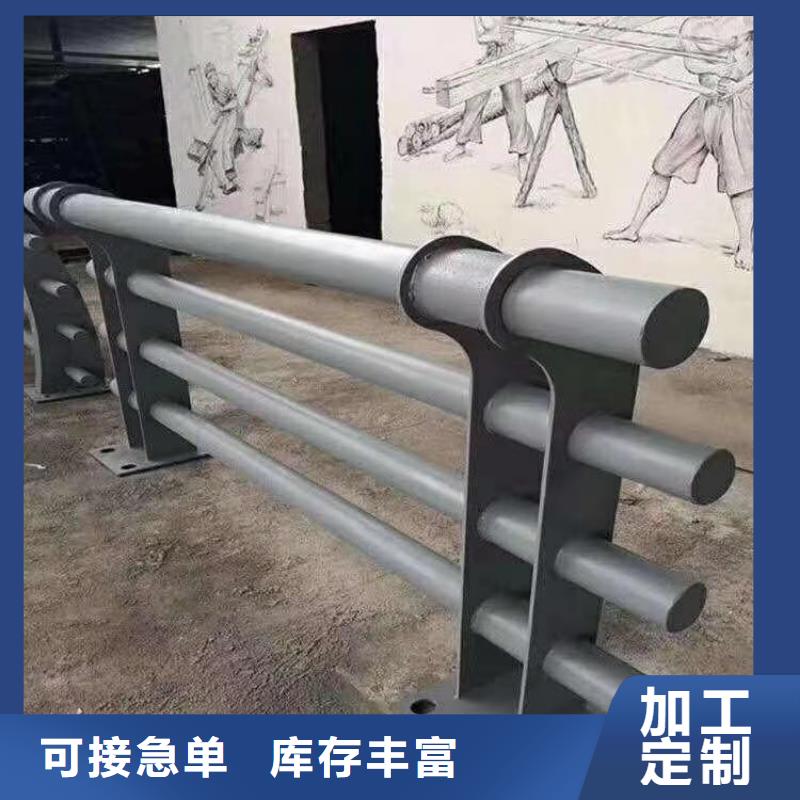 304复合管防撞栏杆纯手工焊接焊接严谨