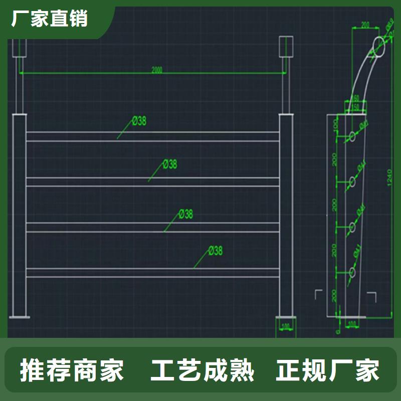 碳素鋼復合管橋梁護欄造型別致