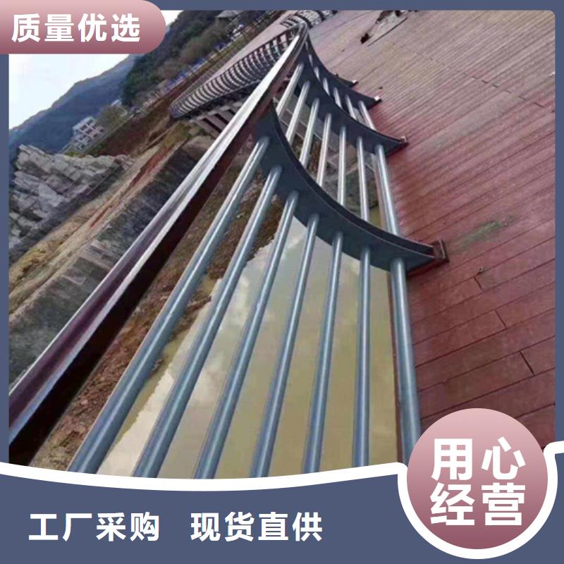 【不銹鋼復合管護欄景觀燈光護欄工程施工案例】