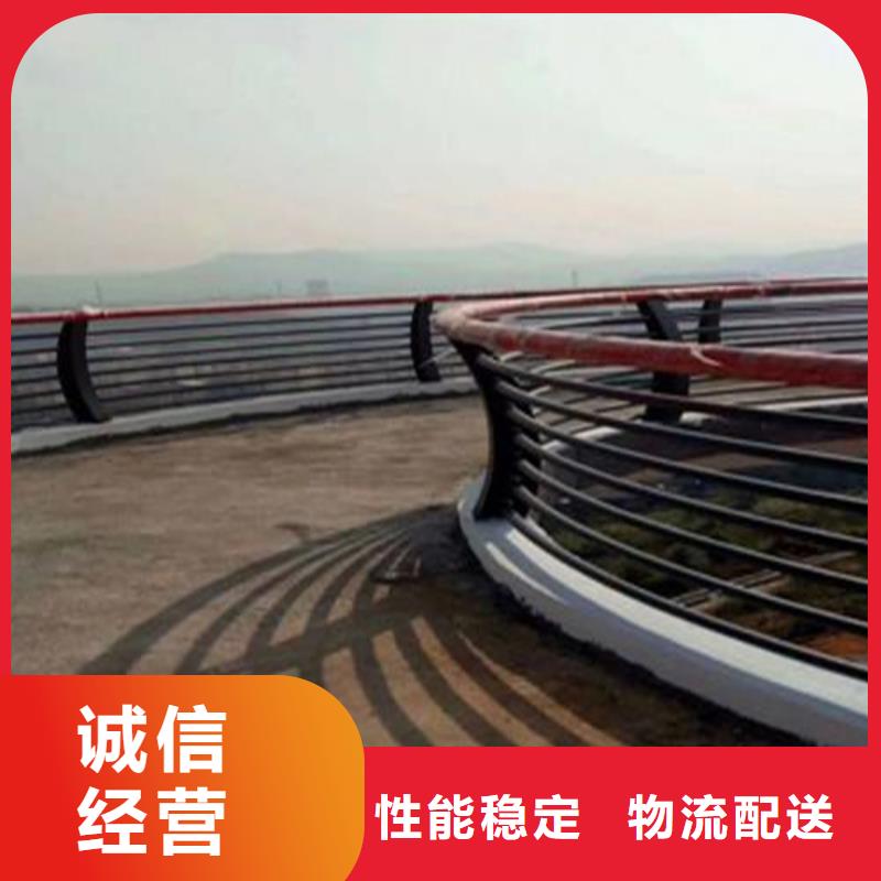 不锈钢桥梁防撞护栏河道景观灯光护栏-201不锈钢复合管高品质现货销售
