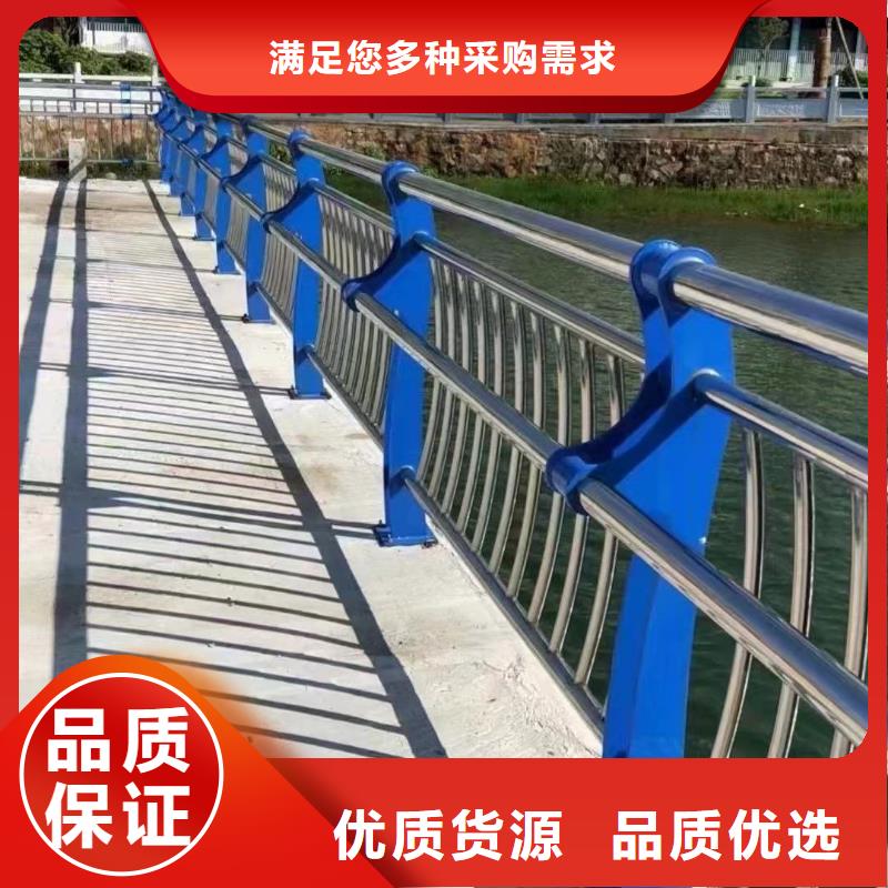 桥梁防撞护栏不锈钢复合管栏杆工程施工案例