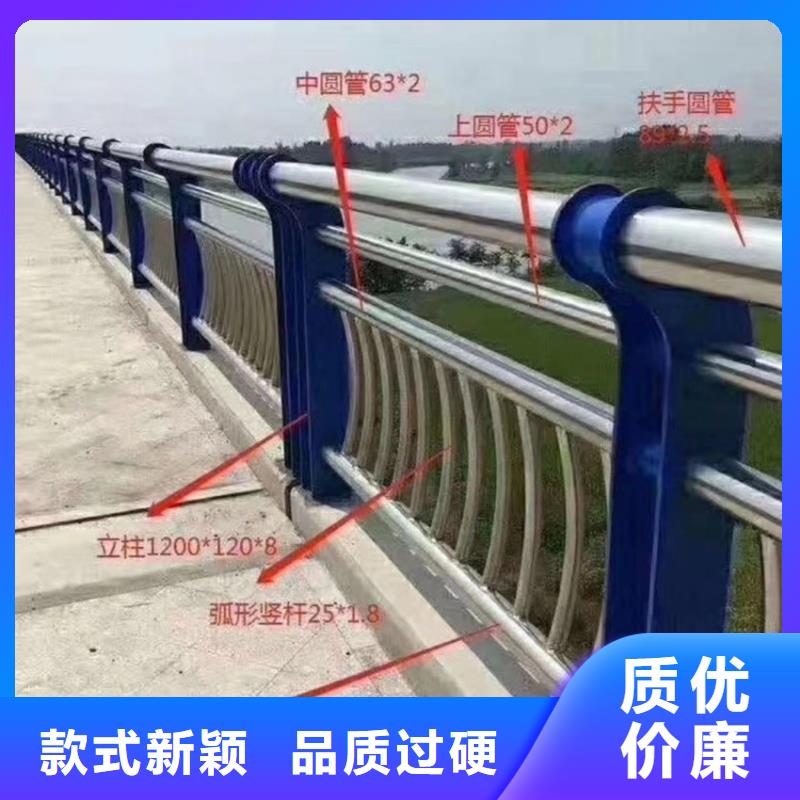 防撞欄桿橋梁護欄河道橋梁防撞護欄樣式