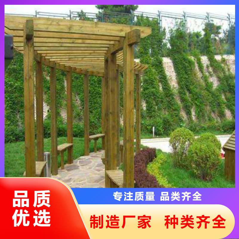 青岛胶州市防腐木长廊设计安装