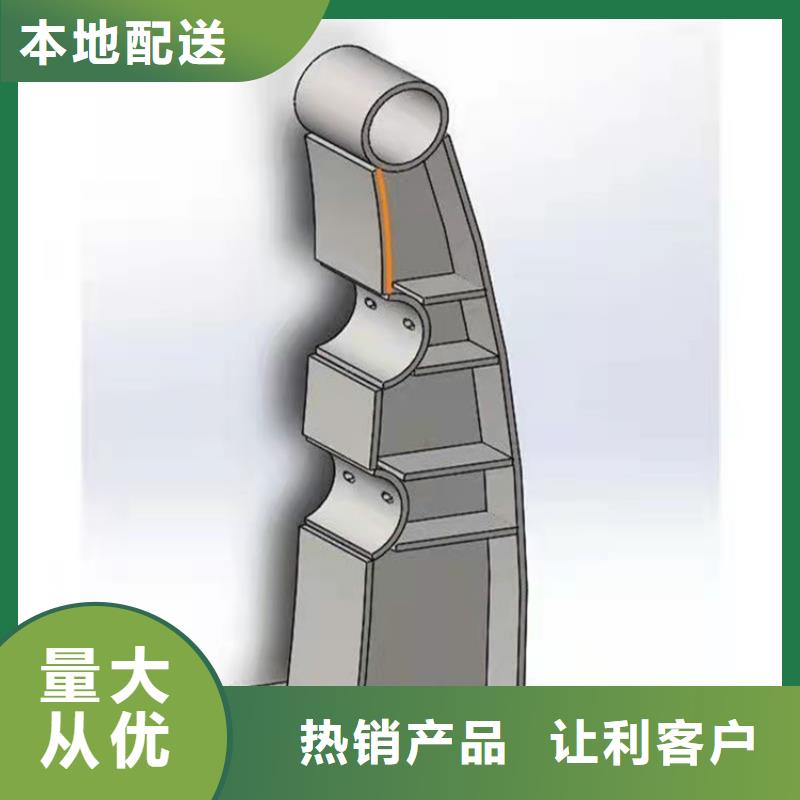 桥梁护栏不锈钢复合管护栏应用范围广泛