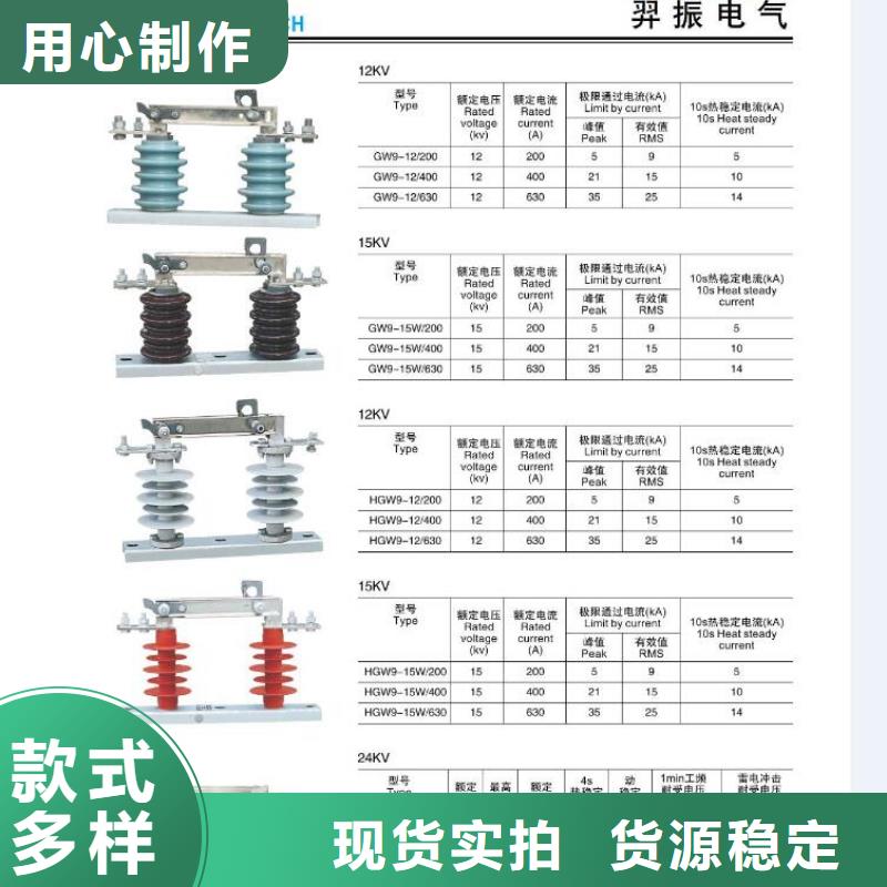 高壓隔離開關金屬氧化物避雷器真誠合作