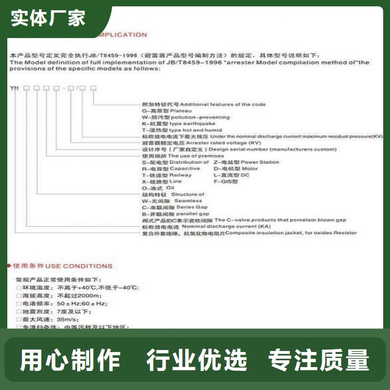 【羿振電氣】避雷器YH10WZ-108/281