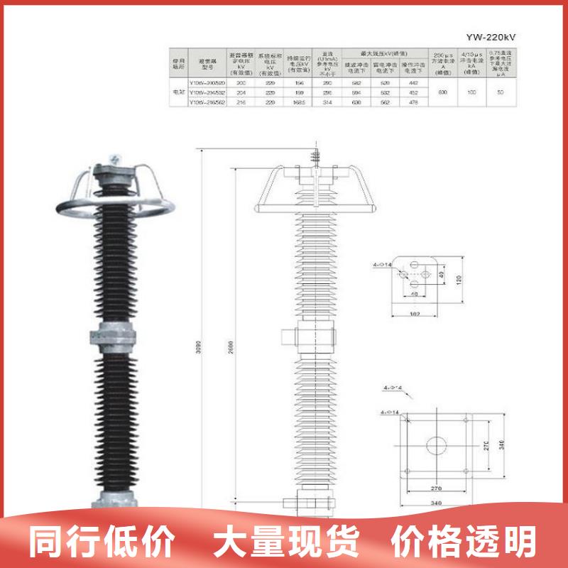 金屬氧化物避雷器YH5CX5-100/260附放電計數器