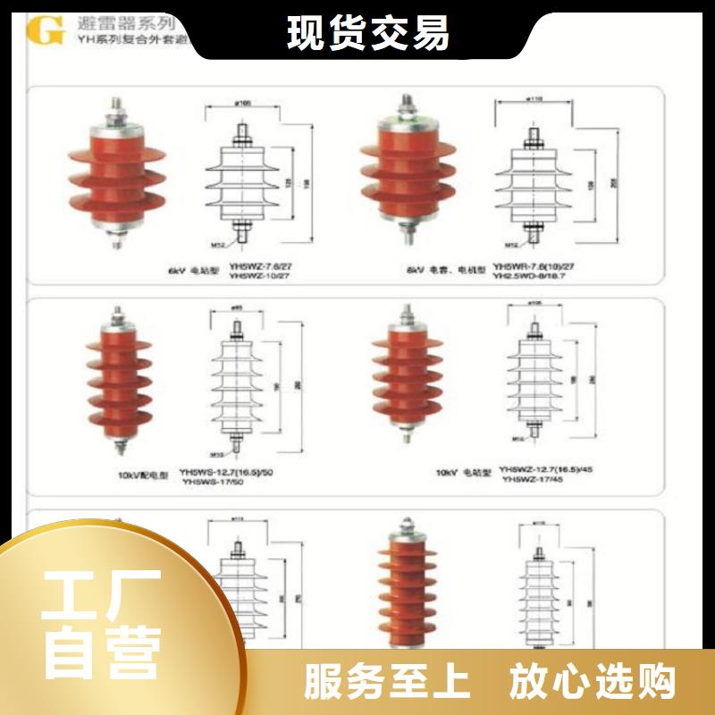 氧化锌避雷器Y10W5-192/500GY生产厂家