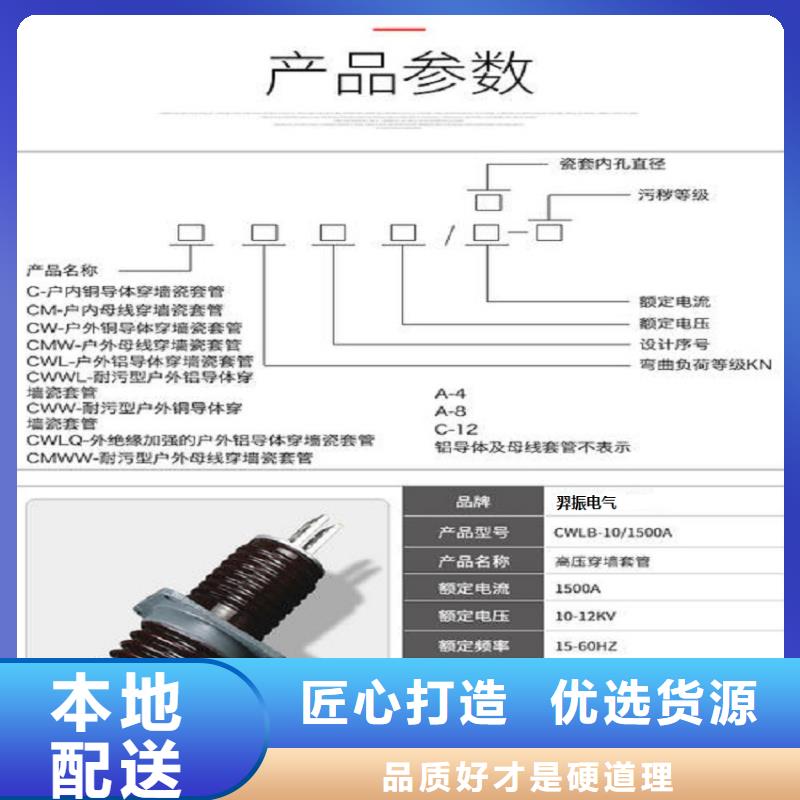 【羿振電力】AC35KV交流穿墻套管.陶瓷630A無CT銅