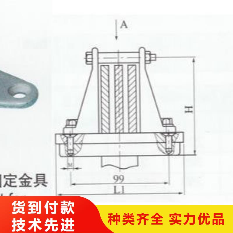 矩形母線固定金具MNL-103