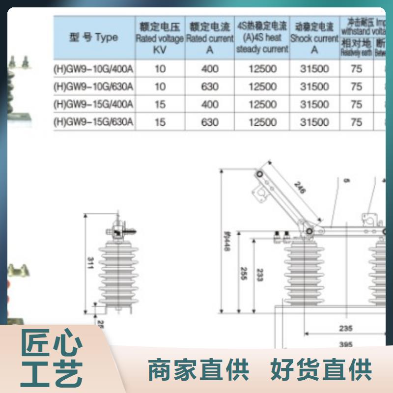 【隔離開關/隔離刀閘】GW9-10G/1000A