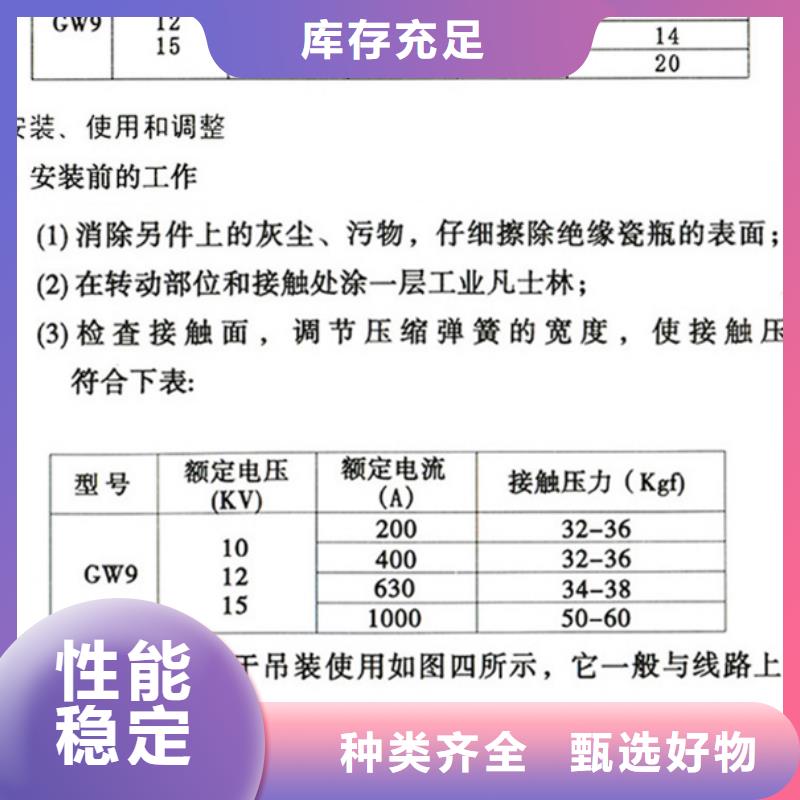 【GW9型】戶外高壓隔離開關GW9-10W/200