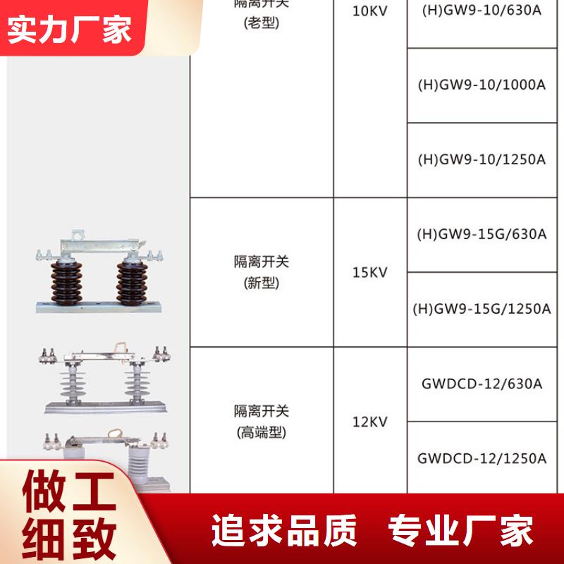 戶外高壓交流隔離開關：FGW9-12/1250歡迎來電.