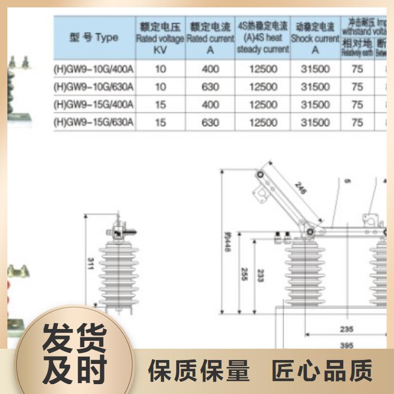 【羿振電氣】高壓隔離開關(guān)HGW9-10W/400