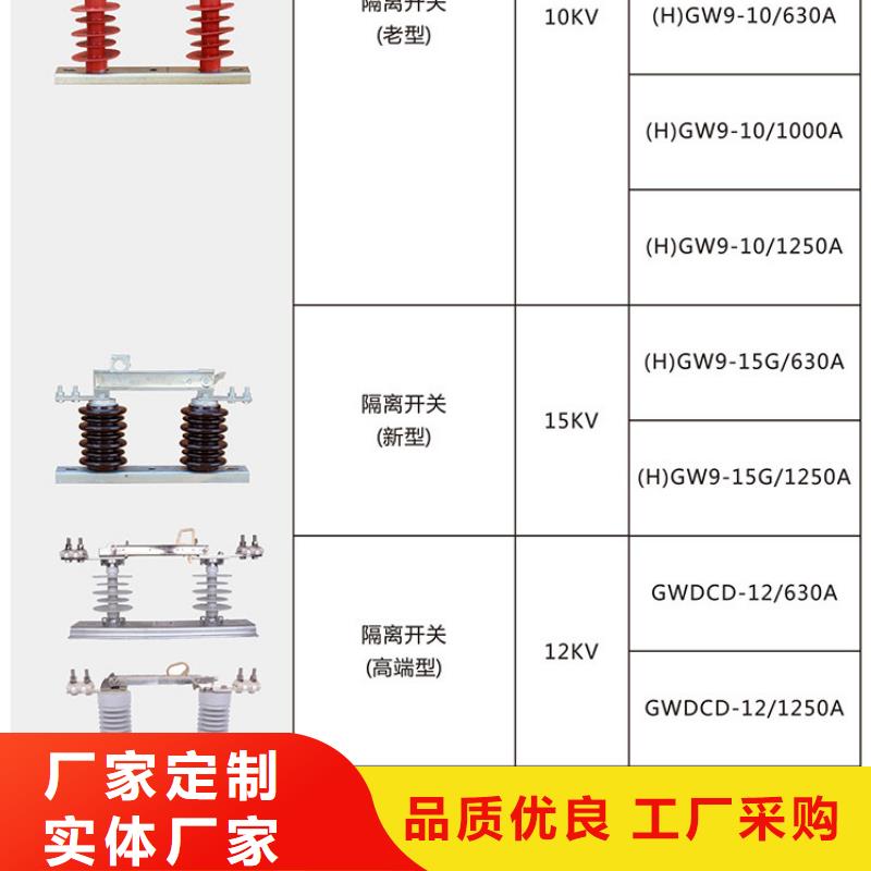 10KV单级隔离开关HGW9-10/1250A
