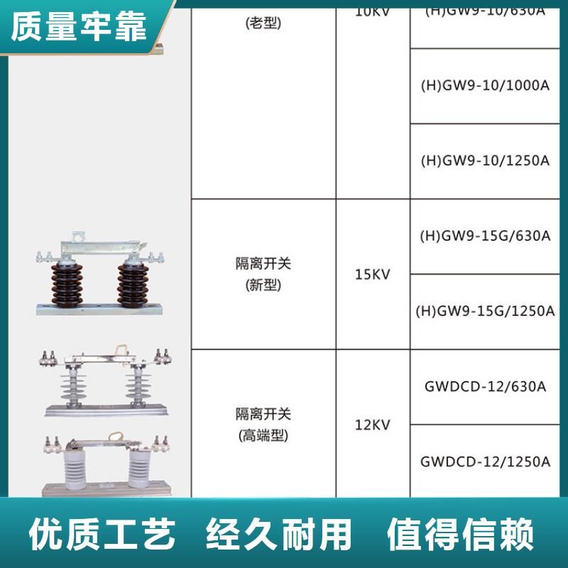 10KV单级隔离开关GW9-10G/1250A
