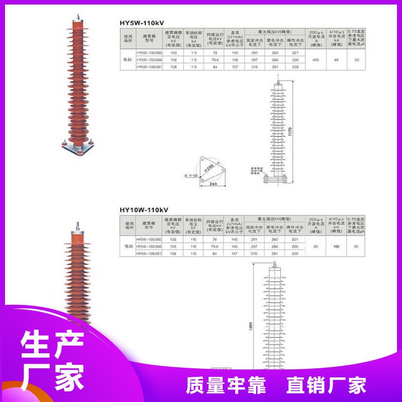 避雷器YH5WX5-15/45.6浙江羿振電氣有限公司