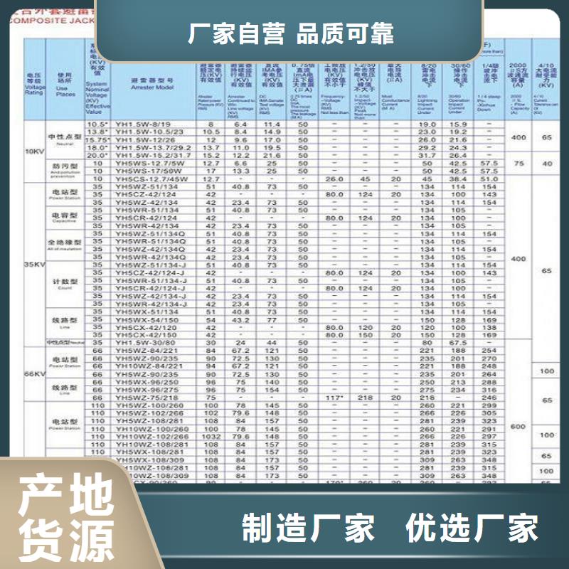 _氧化鋅避雷器YHSWZ-17/45【羿振電力設備】