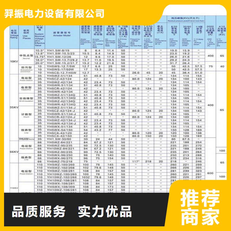 【羿振電力】避雷器HY5CX2-13/35