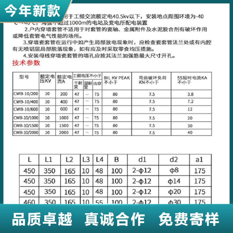 穿墻套管CWB-10KV/1250