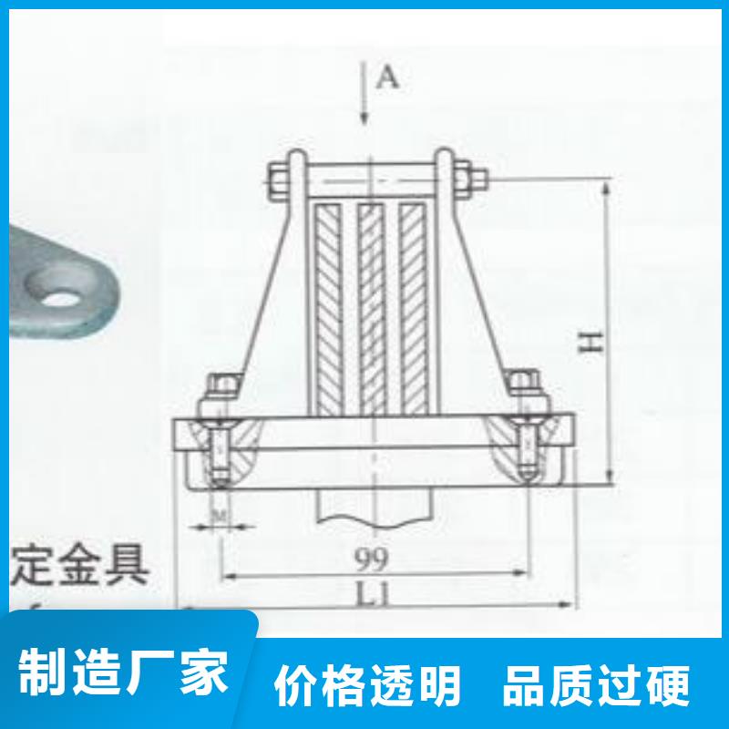 矩形母線固定金具MNL-106.