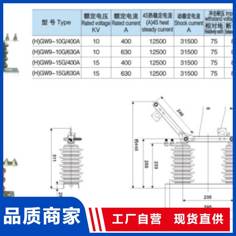 _戶(hù)外高壓隔離開(kāi)關(guān)GW9-15KV/200