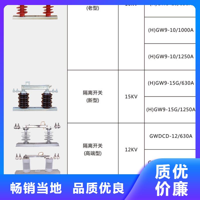 高壓隔離開關GW9-12G/400A