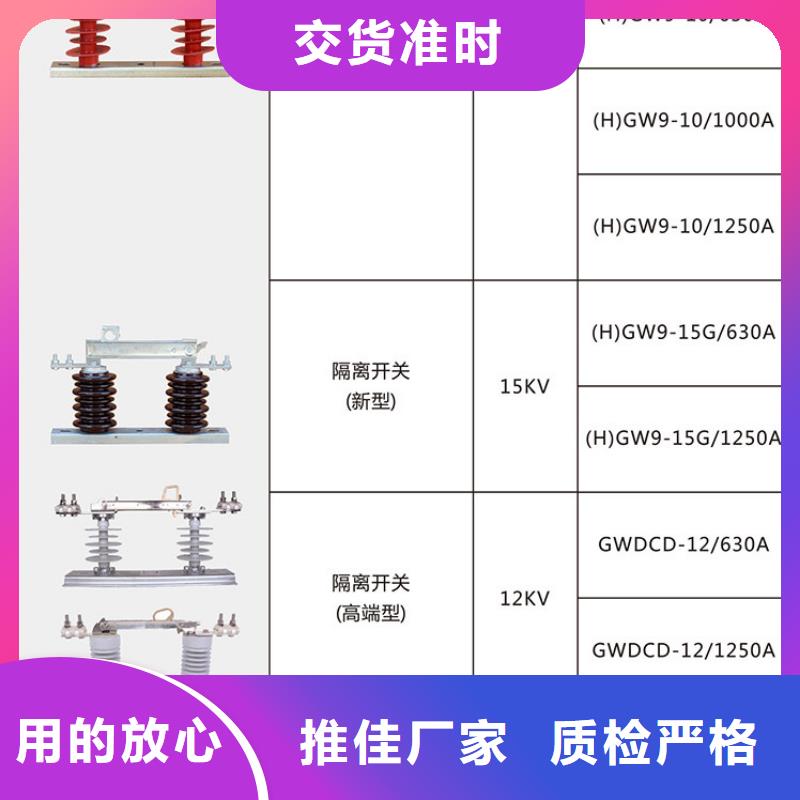 品牌：【羿振电气】HGW9-12W/1250A高压隔离开关生产厂家