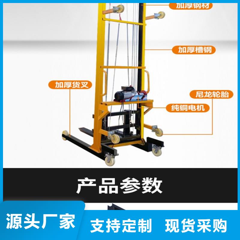 鶴城小型上料提升機質(zhì)量保證