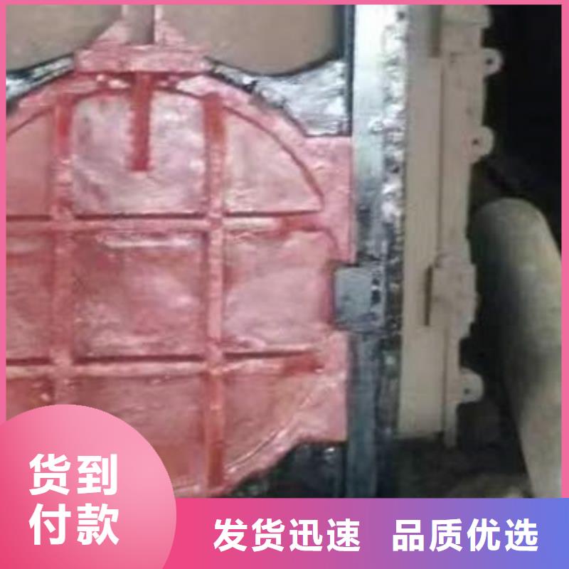 镶铜铸铁闸门线条优美