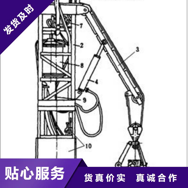 中心回轉抓巖機裝配圖全國配送