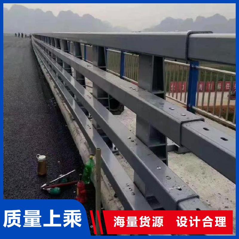 丰县桥梁人行道不锈钢栏杆现场安装图
