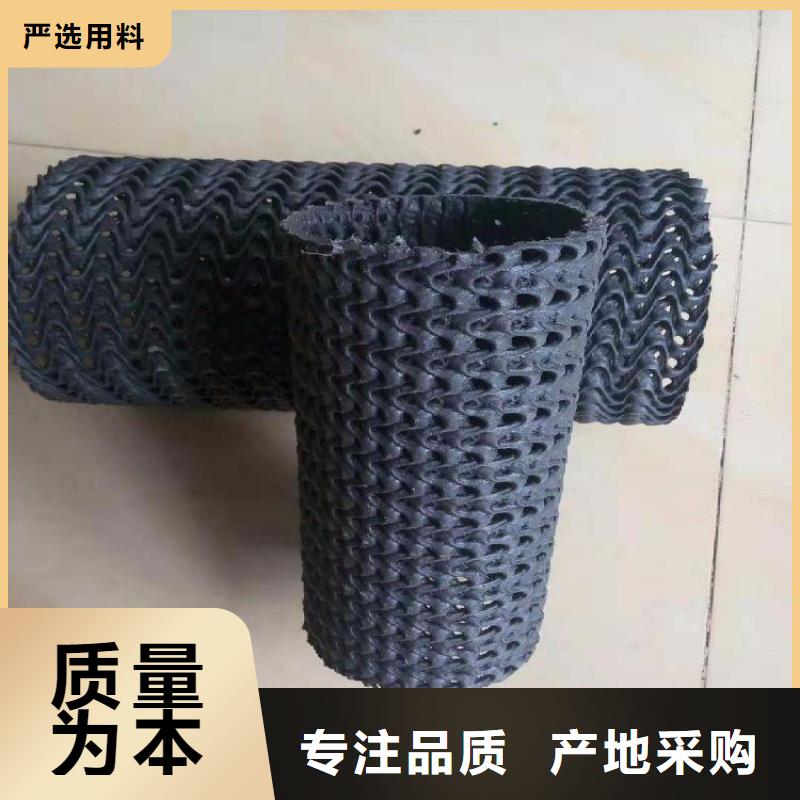 硬式透水管土工格柵品質(zhì)做服務(wù)