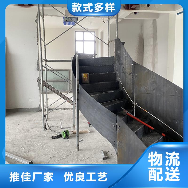 沧州市运河单护栏旋转楼梯质量过关