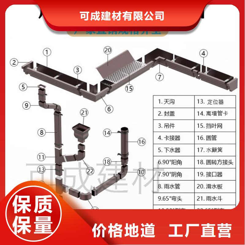 鋁合金落水管生產(chǎn)廠家價格