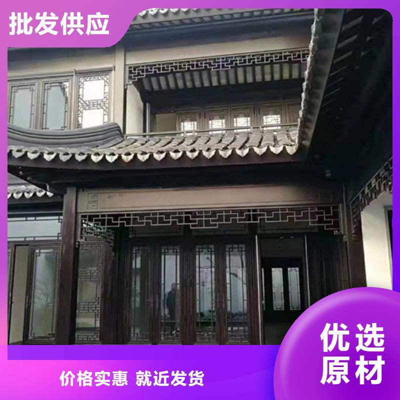 仿古鋁制古建來廠考察