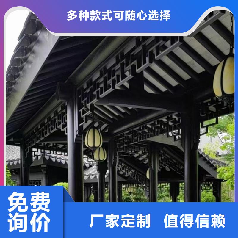 古建長廊施工來廠考察