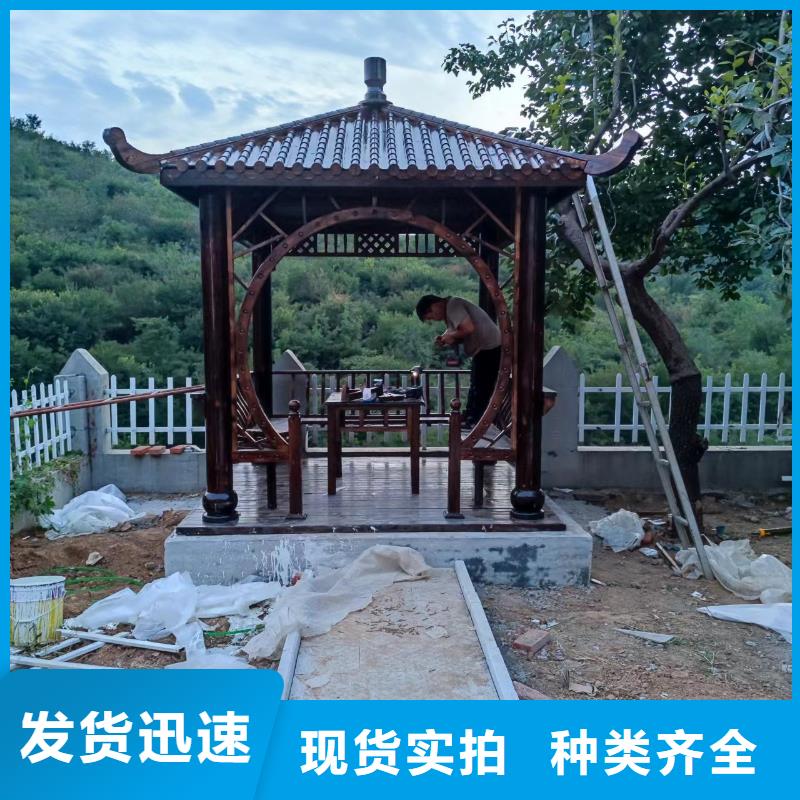 古建亭廊_花崗巖石欄桿細節嚴格凸顯品質