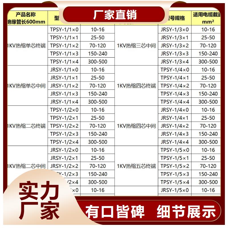 SY-1/1.1單芯電纜終端頭