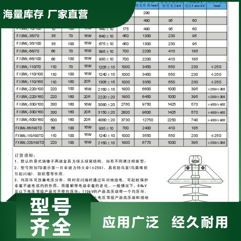 ZJ-10Q/75*130高壓絕緣子