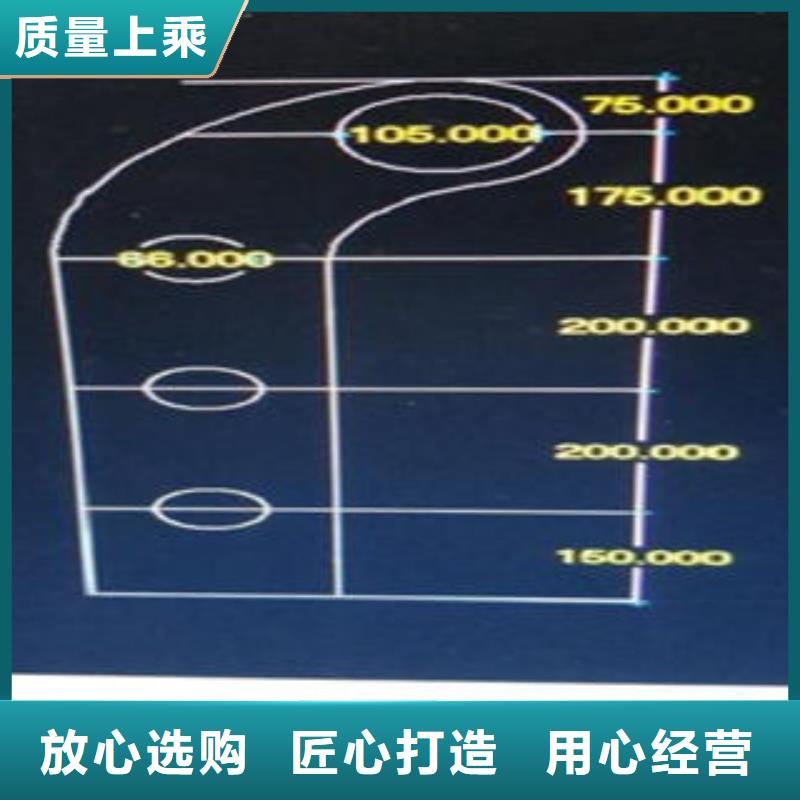 Q235材质钢板立柱切割不锈钢复合管厂家专业按需定制