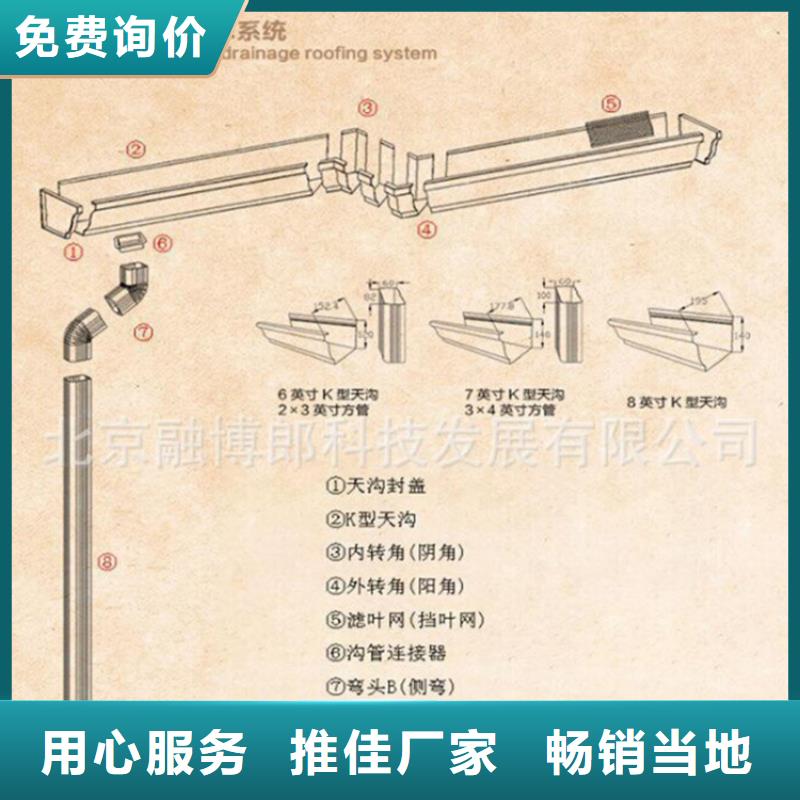 彩鋁檐溝批發(fā)價格